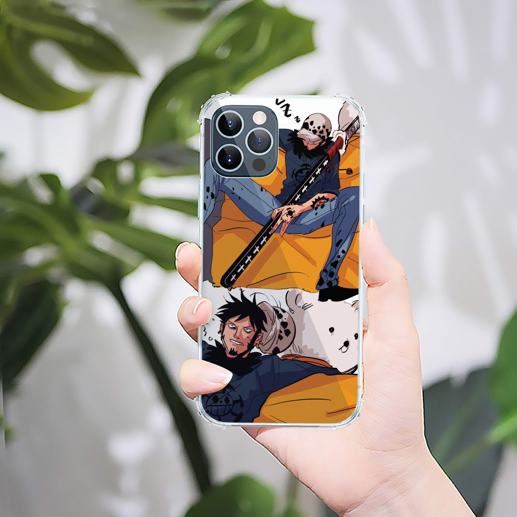 ワンピース ONE PIECE 【iPhone 12シリーズ対応】透明スマホケース（クリアソフトケース）